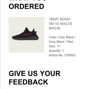 Brand new Yeezy Boost V2